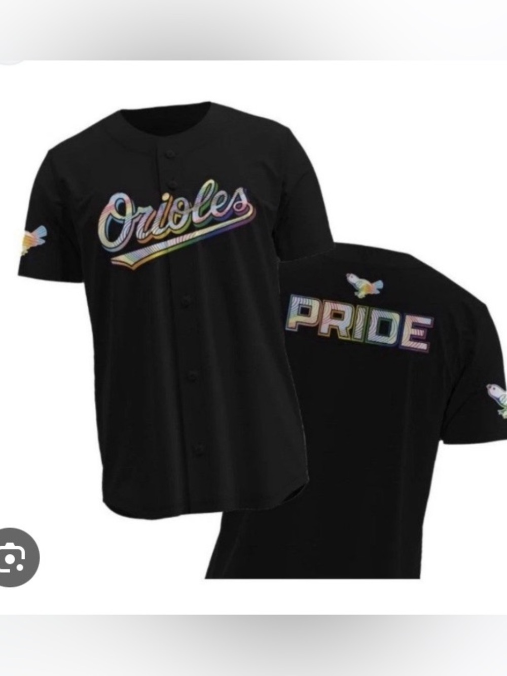 MLB Orioles Pride Night Jersey XL